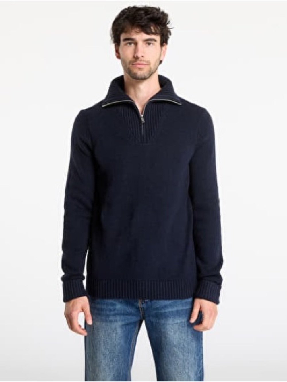 GAP Cashsoft Quarterzip Sweater